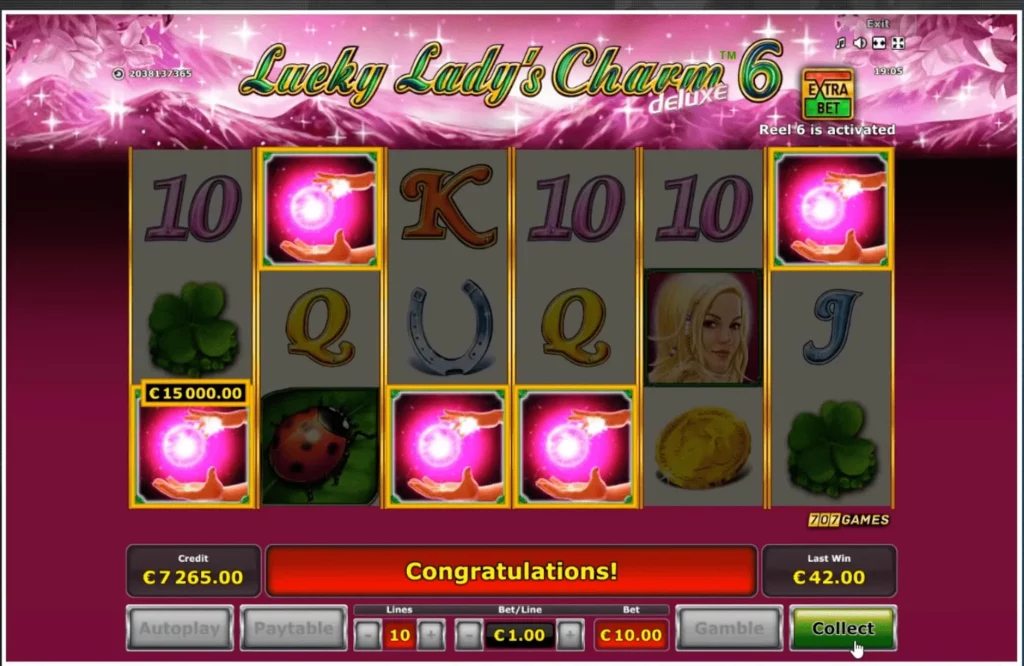 Lucky Lady's Charm Deluxe: Un clásico que nunca decepciona