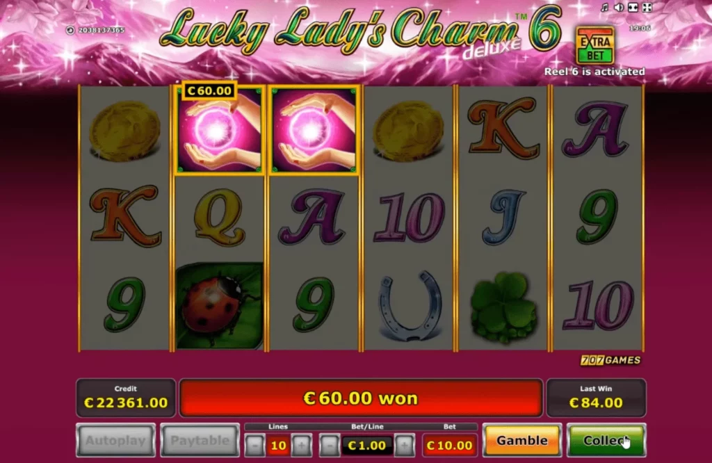 Un toque de encanto en Lucky Lady's Charm Deluxe