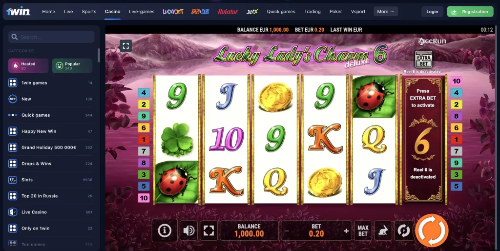 lucky lady charm deluxe demo